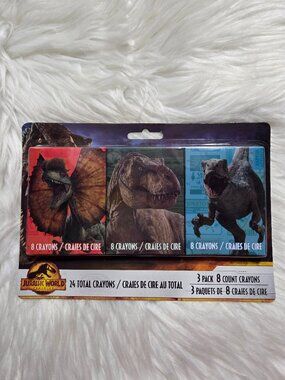 Jurassic World 3 Pack of Crayons